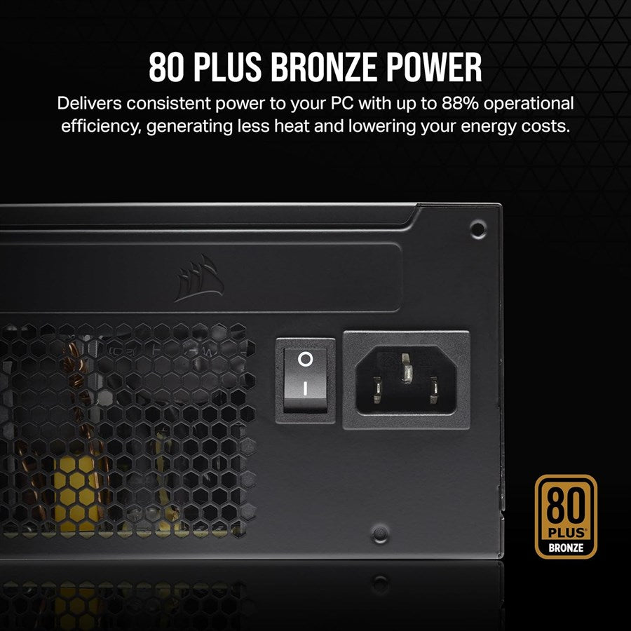 Corsair Power Supply CX Series CX650 650 Watt 80 PLUS Bronze Corsair Power Supply CX Series CX650 650 Watt 80 PLUS Bronze